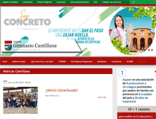 Tablet Screenshot of cantillana.edu.co